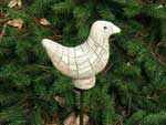 keramikvogel in natur ton - NR: 132 - VERKAUFT