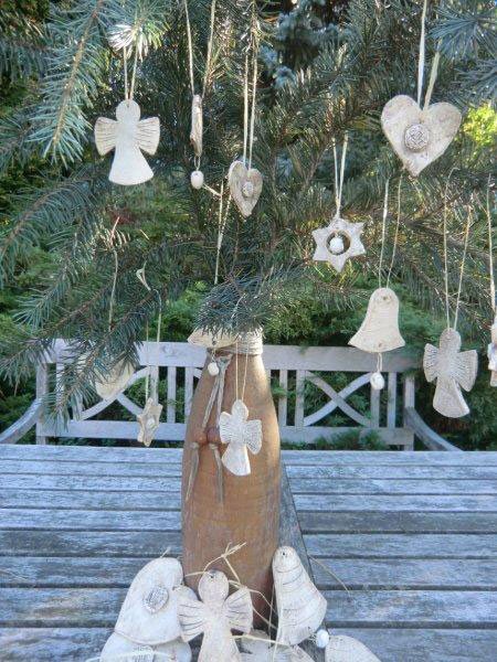 Handgemachter Keramik Baumschmuck zu Weihnachten - NR: 157 Handgemachter Keramik Baumschmuck zu Weihnachten - NR: 157