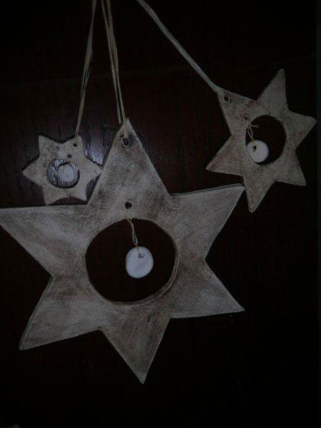 Sterne aus Keramik - handgemachter Baumschmuck zur Adventszeit - NR: 161 Sterne aus Keramik - handgemachter Baumschmuck zur Adventszeit - NR: 161