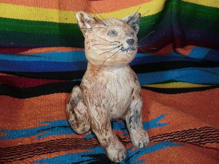 Keramik Katze - NR: 185 - VERKAUFT Keramik Katze - NR: 185 - VERKAUFT