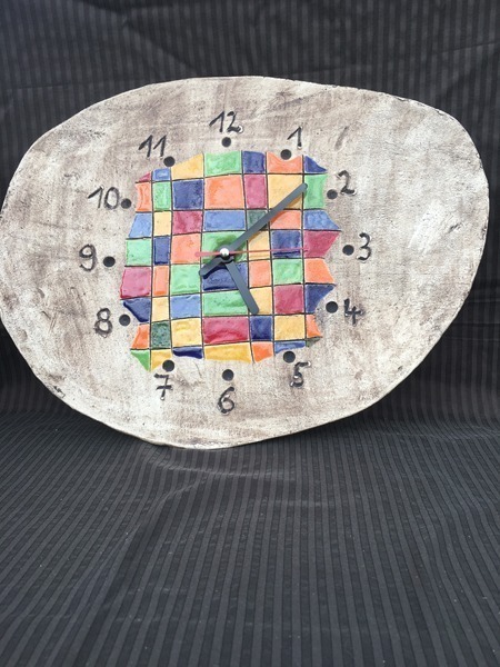 Keramik Uhr - Modern Art - Nr.: 223 Keramik Uhr - Modern Art - Nr.: 223